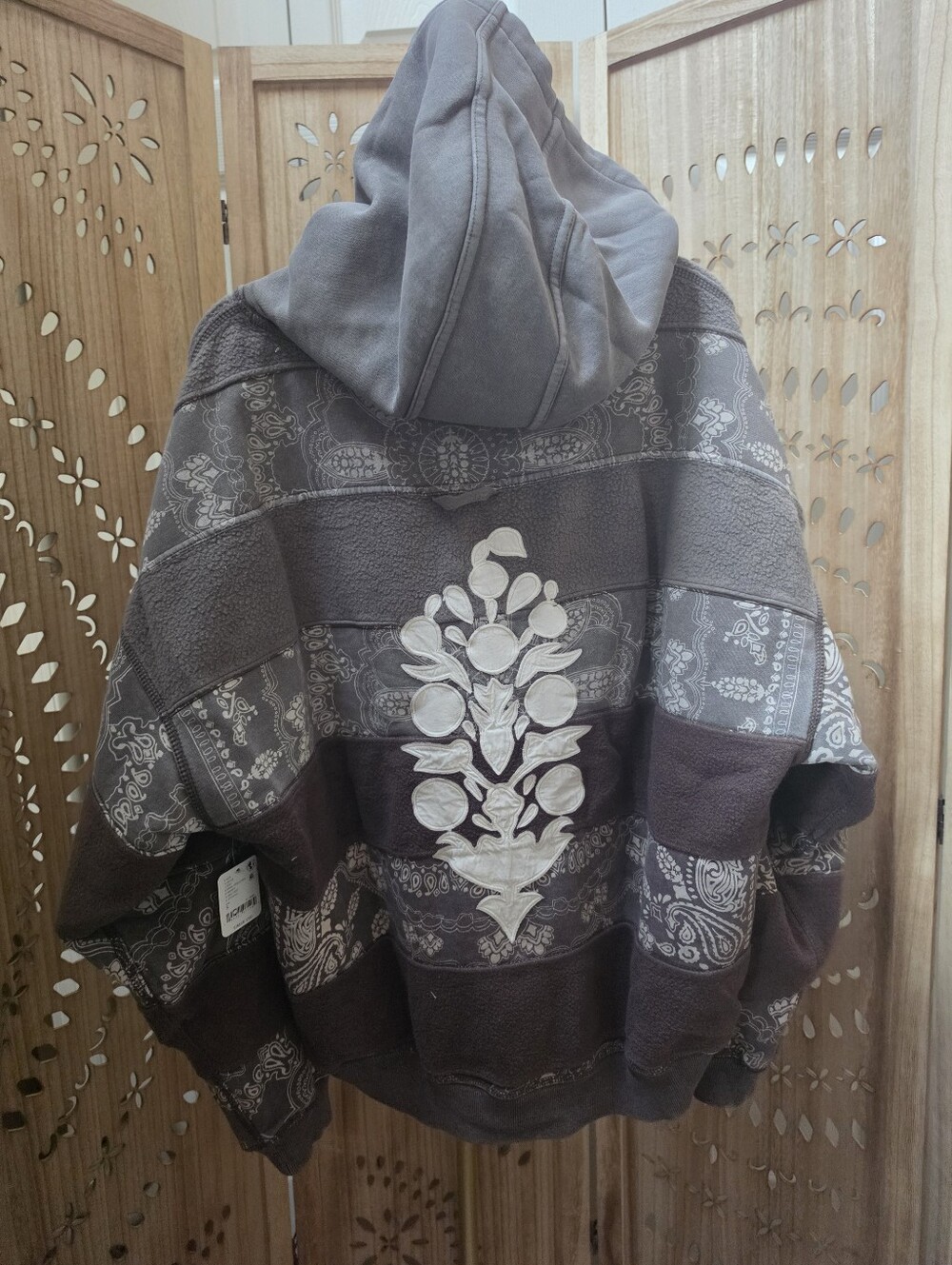 NWT FP Movement Final Call Logo Bandana Hoodie - Picture 10 of 12
